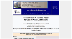 Desktop Screenshot of pocketjetpaper.com